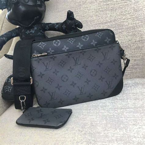 black louis vuitton man bag.